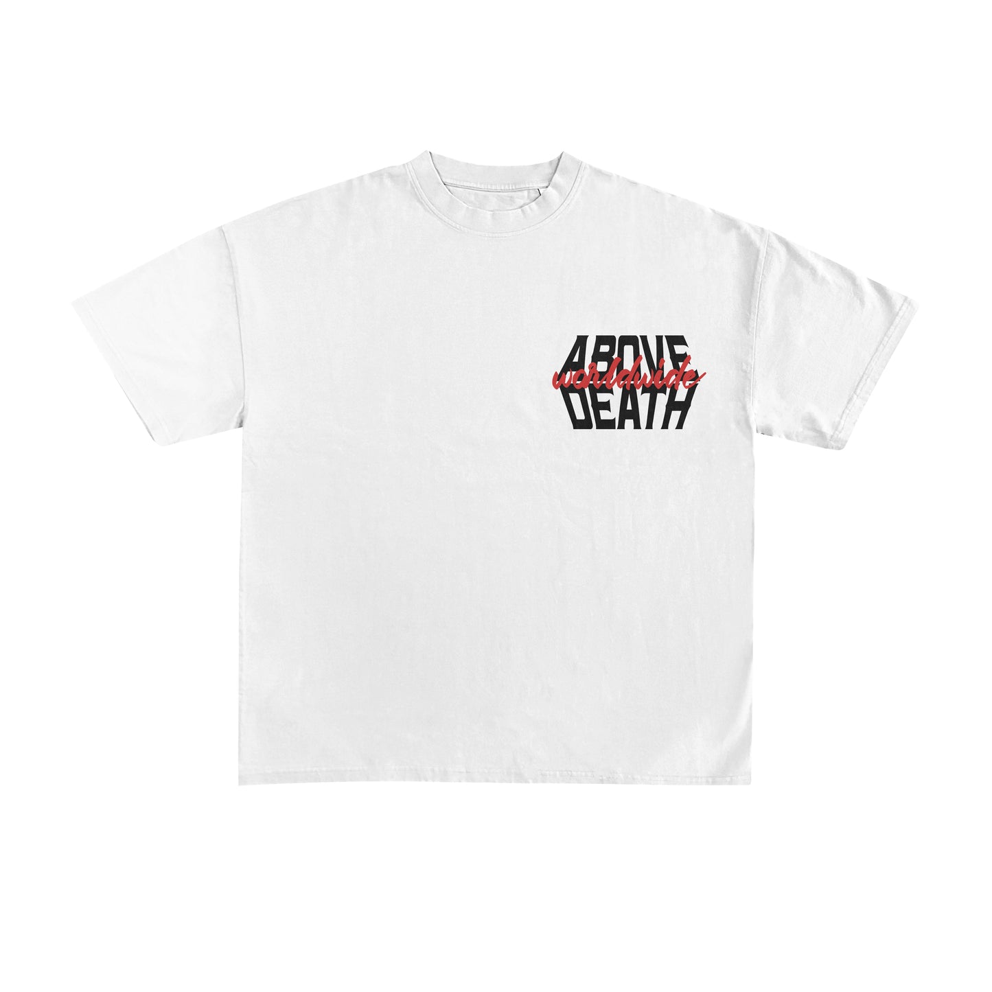 OVERSIZED "TRUST HIM" T-SHIRT - WHITE