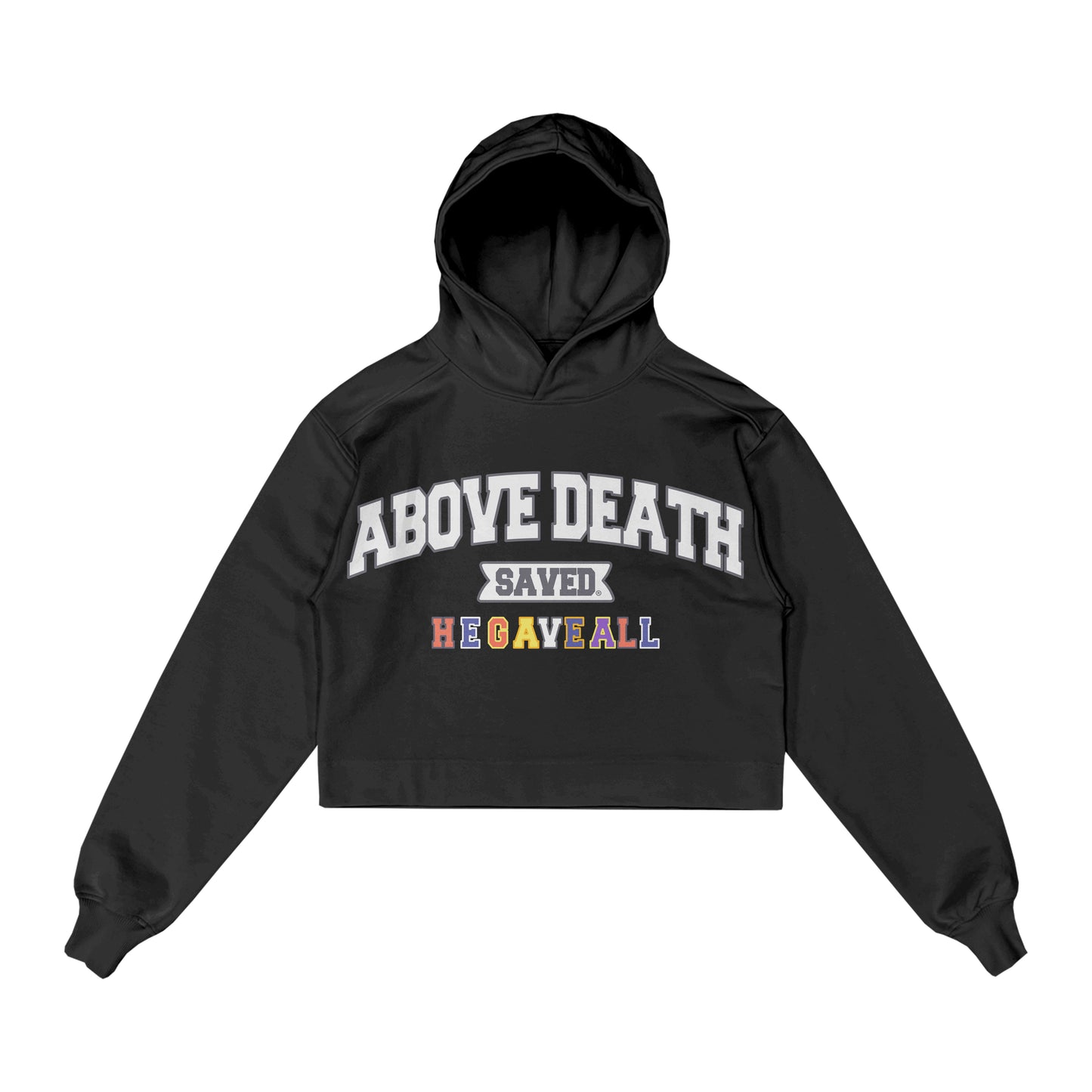 "HE GAVE ALL" HOODIE - BLACK